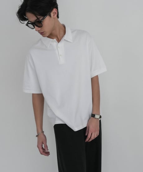 LUXURY MATERIAL SUVIN PLATINUM POLO SHIRT