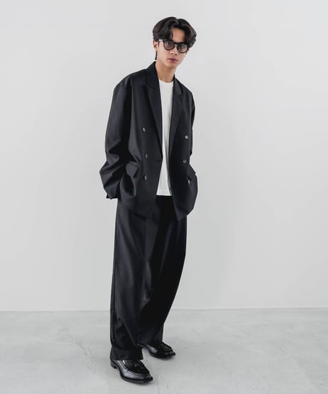 TWILL DOUBLE BREASTED JACKET