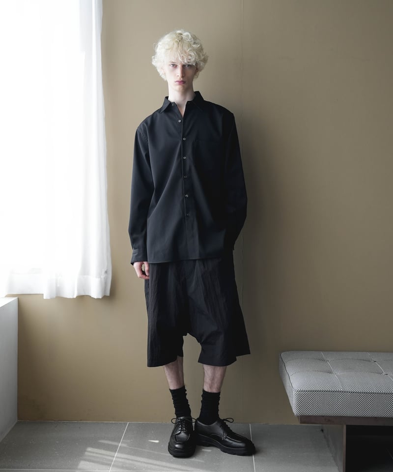 LUXURY MATERIAL CLASSIC SHIRT 尾州ウール／CTHY LUXURY MATERIAL BISHU WOOL SHIRT | CTHY