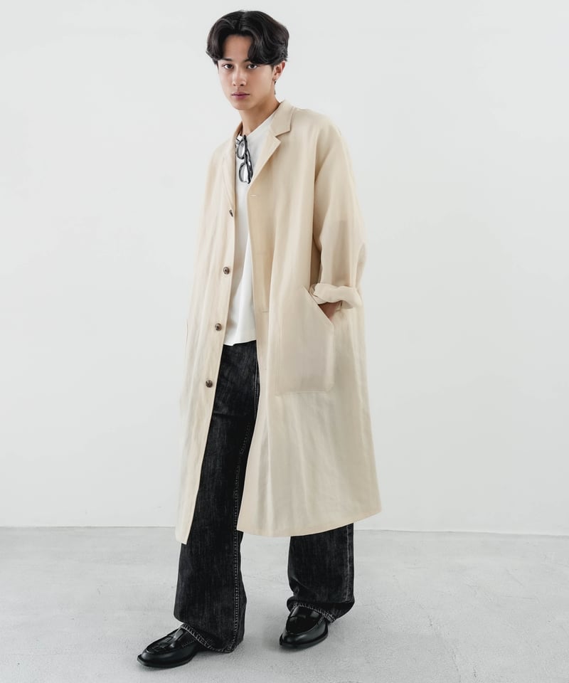 美品 CTHY FRENCH ATELIER COAT アトリエコート TENCEL WOOL ATELIER COAT | CTHY