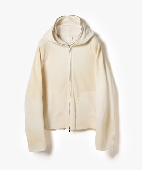 [VEIN27SS] HIGH GAUGE WAFFLE LAYERED ZIPUP HOODIE