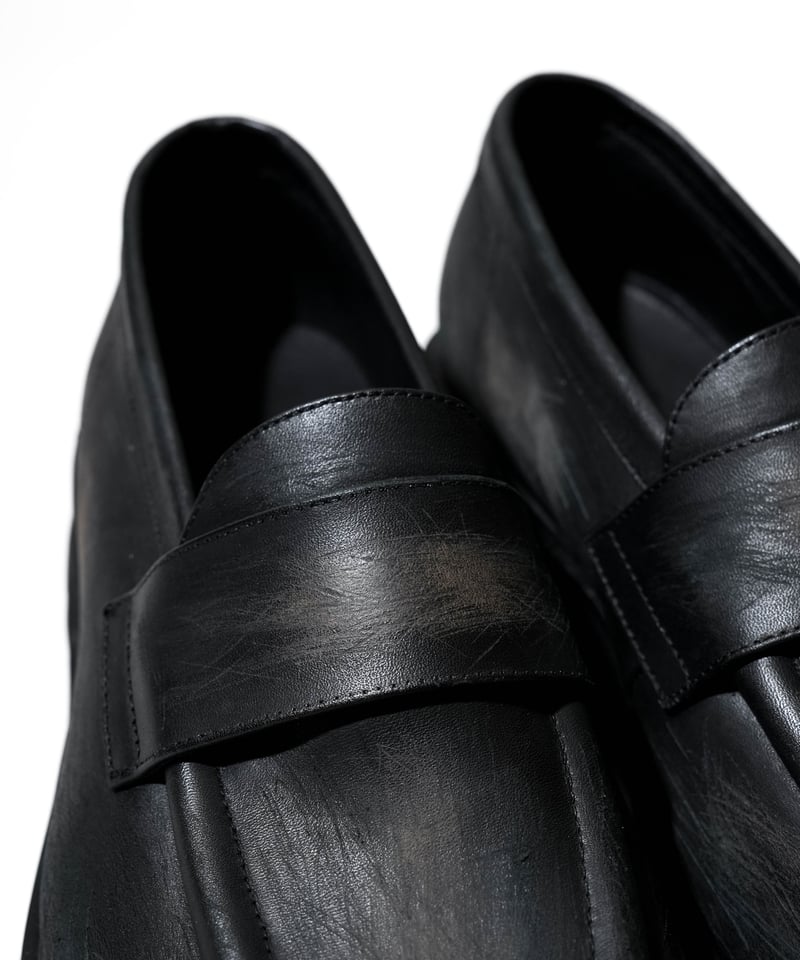 CTHY＋VEIN】COW LEATHER LOAFERS [EMBOSSED / ANTI