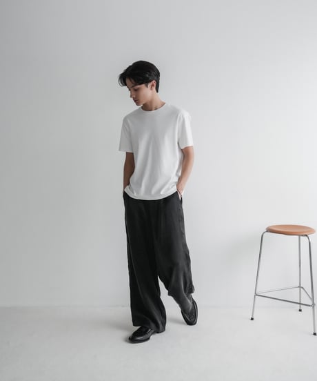 LUXURY MATERIAL SUVIN PLATINUM  H/S TEE 【JUST】