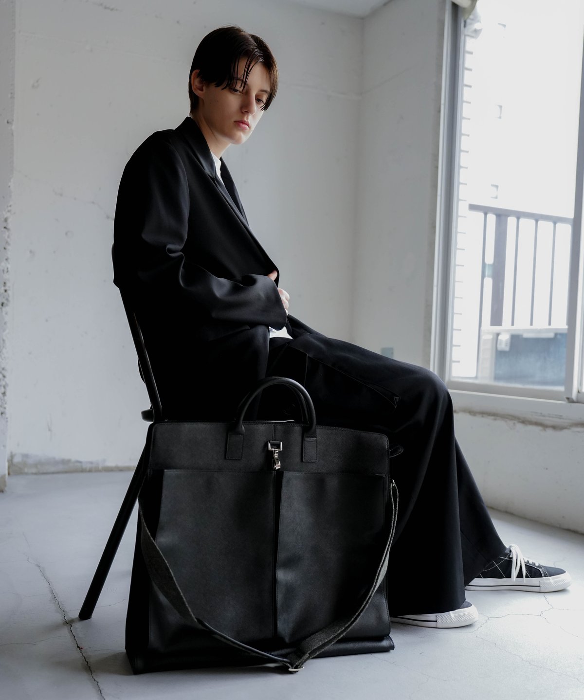 【最終値下】未使用 Rich I 別注 LEATHER HELMET BAG Rich I - P.RECTANGLE LEATHER HELMET BAG PLAY / ヘルメット