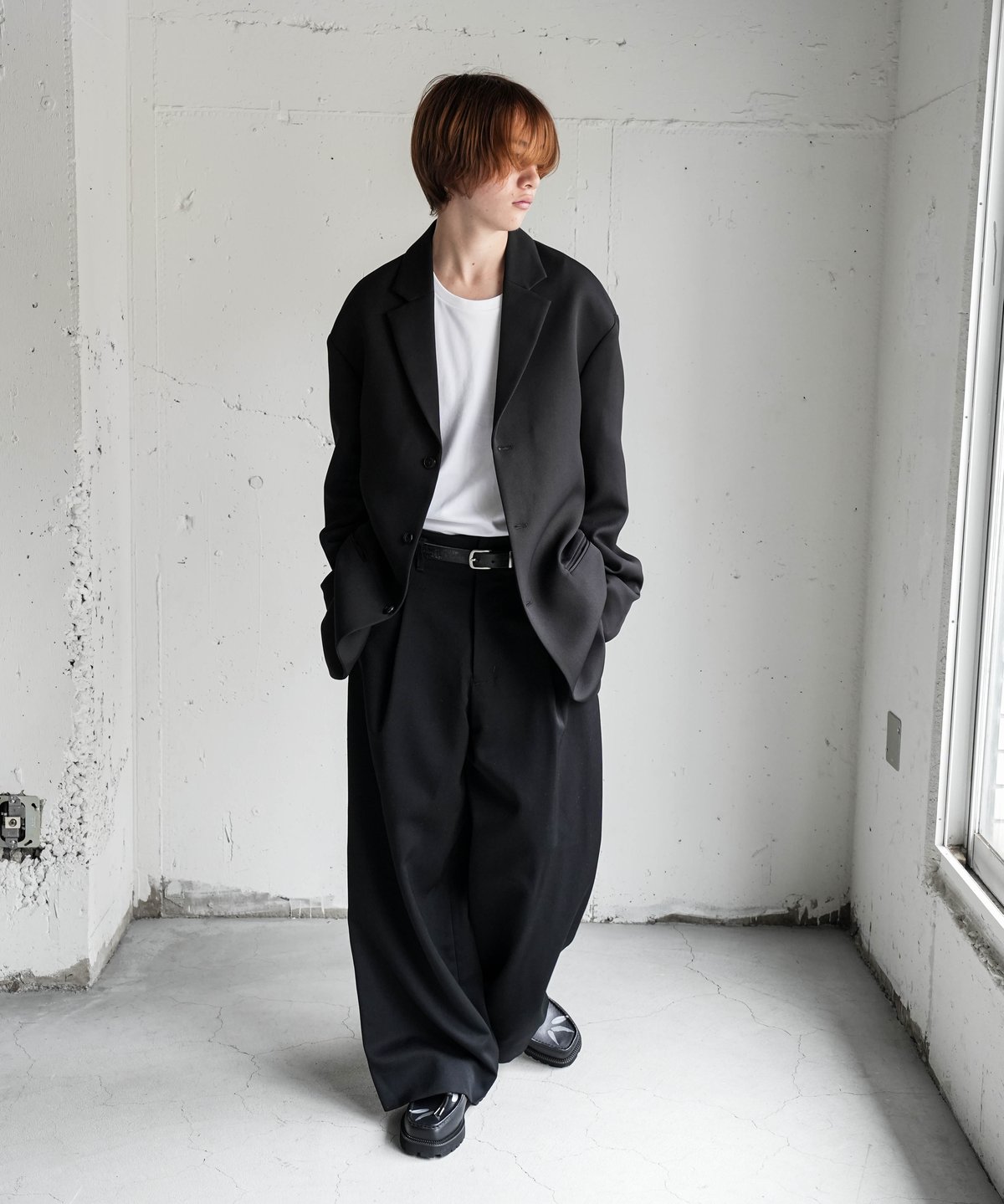 TRIPLE CROSS KERSEY OVERSIZE JACKET | CTHY TRIPLE CROSS KERSEY OVERSIZE JACKET | CTHY