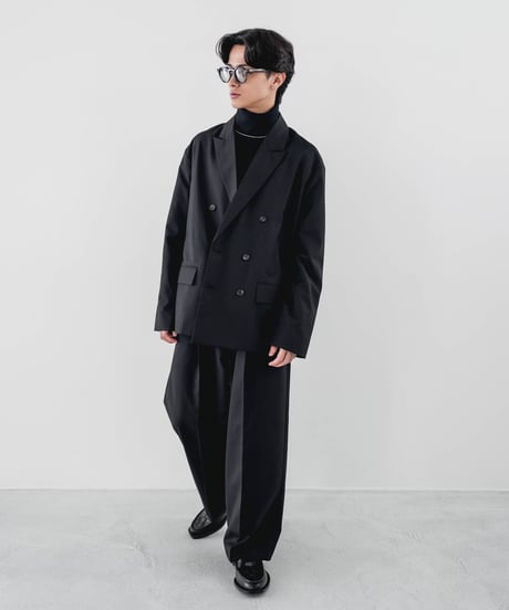 TWILL DOUBLE BREASTED JACKET