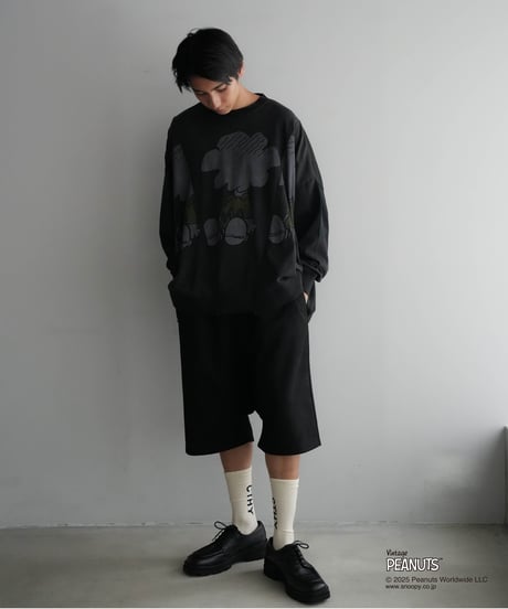 【CTHY+PEANUTSxDISCOVERED】PIGMENT DYED MOCKNECK CUTSEW