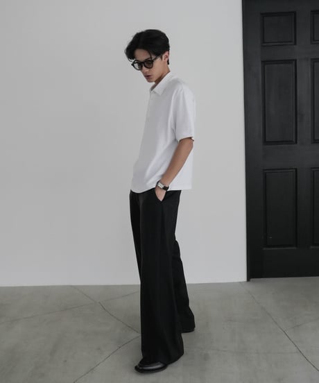 LUXURY MATERIAL SUVIN PLATINUM POLO SHIRT