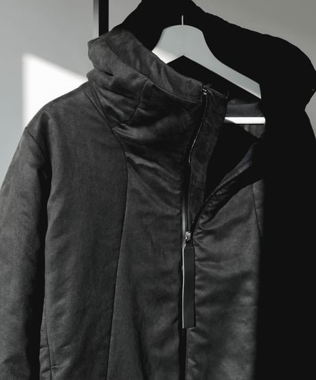AEROGEL×SEA ISLAND MICROFIBER SUEDE HOODED BLOUSON