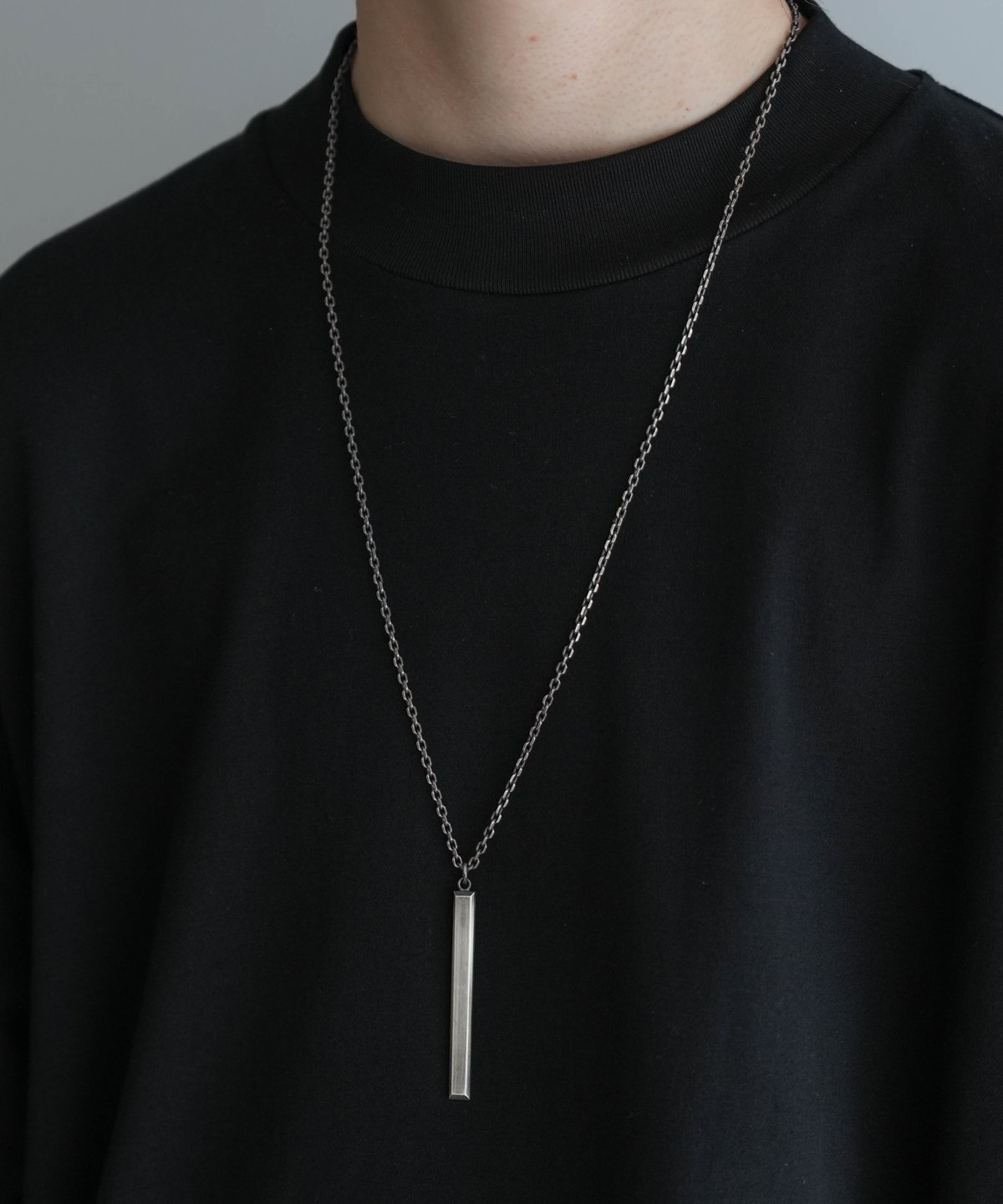 cthy objects ネックレス ダブルプレートシルバー950 ロジウム CTHY OBJECT NECKLACE | CTHY