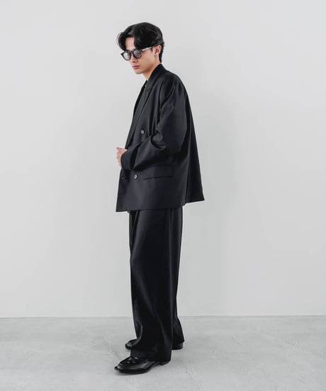 TWILL DOUBLE BREASTED JACKET