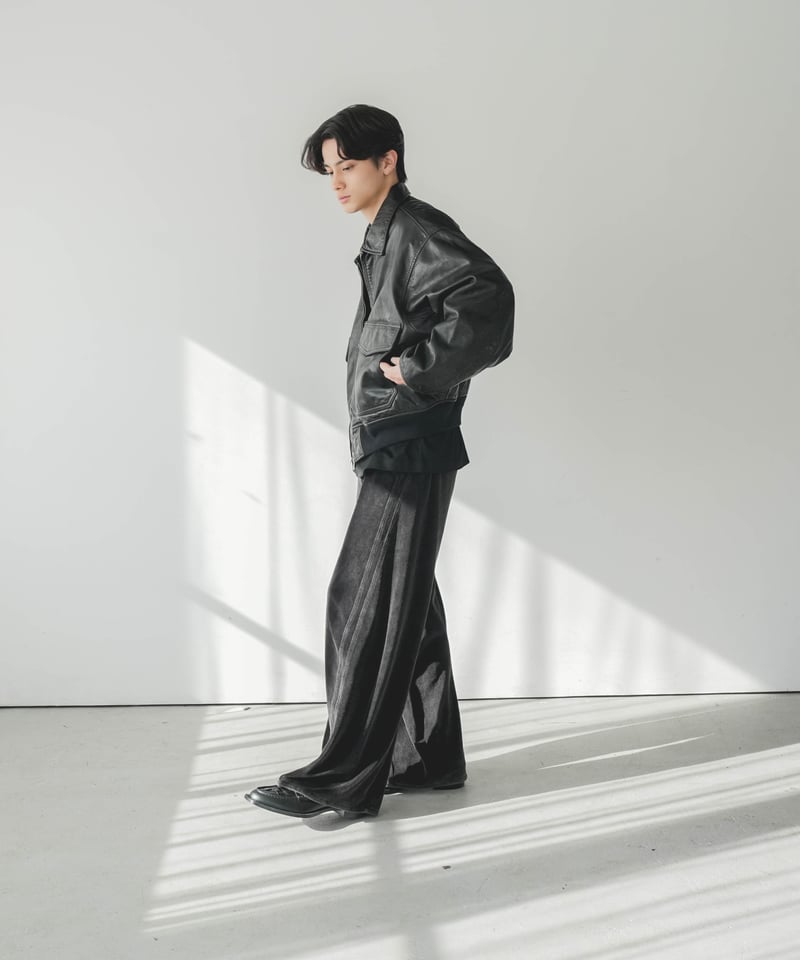VINTAGE COW LEATHER BLOUSON | CTHY