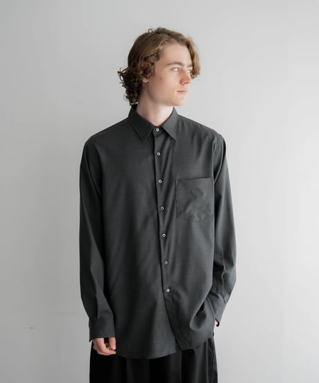 LUXURY MATERIAL CLASSIC SHIRT by Super140’s BISHU WOOL