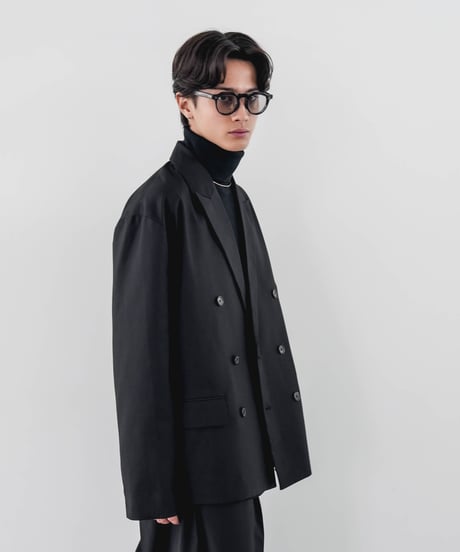 TWILL DOUBLE BREASTED JACKET