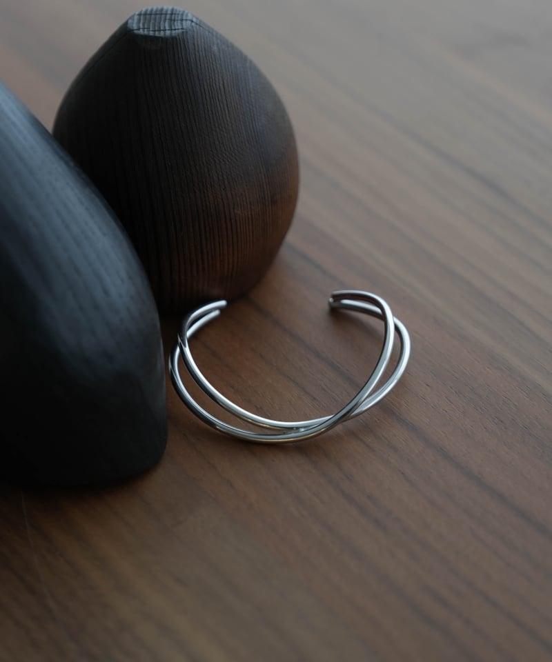 超美品】CTHY HERITAGE/WAVE LAYERED BANGLE