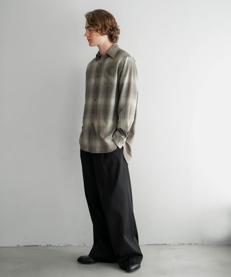 LUXURY MATERIAL CLASSIC SHIRT by Super140’s BISHU WOOL