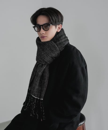 HIGH-END YAK WOOL FRINGE STOLE