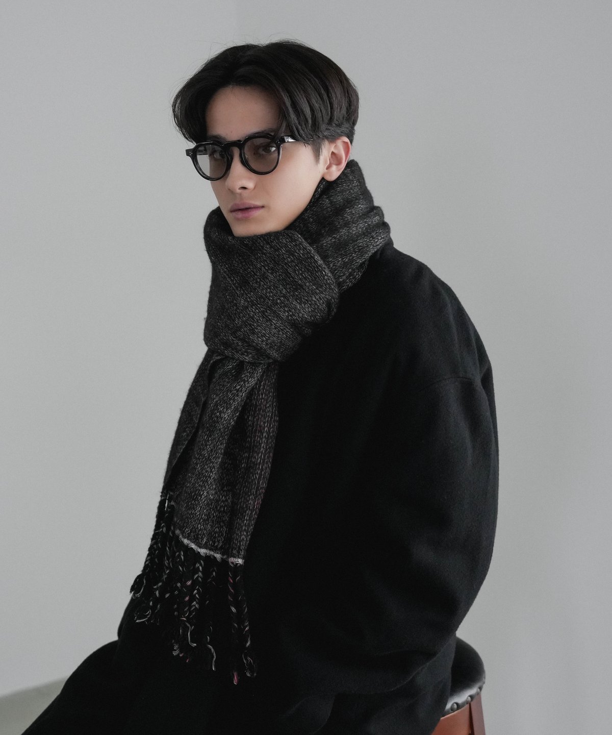 HIGH-END YAK WOOL FRINGE STOLE | CTHY