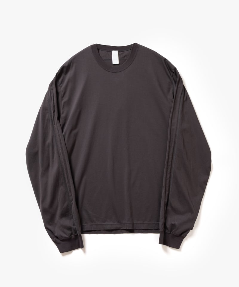 VEIN27SS] 100/3 SUEDE JERSEY VESSEL L/S TEE |