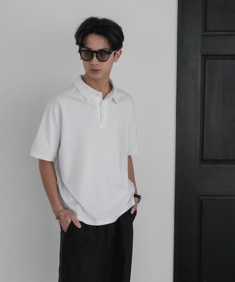 LUXURY MATERIAL SUVIN PLATINUM POLO SHIRT