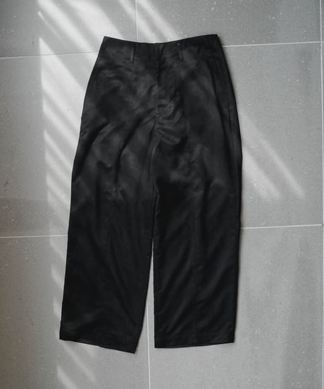 SEA ISLAND MICROFIBER SUEDE DRAPE TROUSERS
