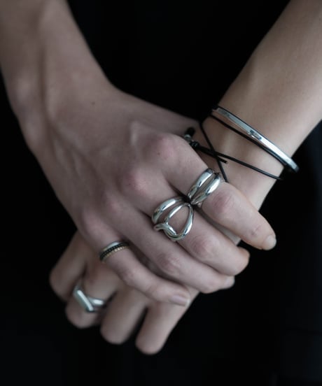 LAYER PINKY RING Silver950 × K10 [3連]