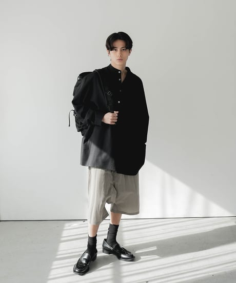 LUXURY MATERIAL LIMONTA ITALY SAROUEL HALF PANTS