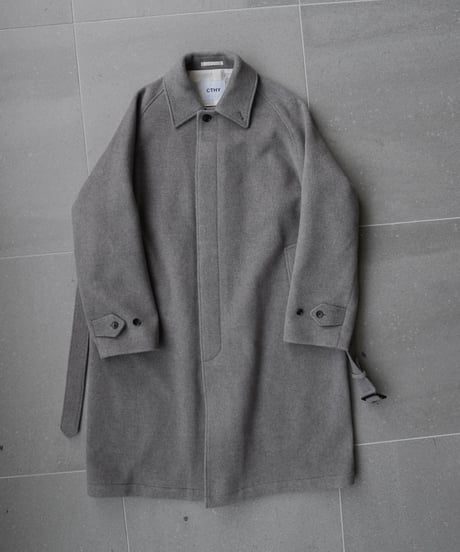 LUXURY MATERIAL BISHU LAMB WOOL SOUTIEN COLLAR COAT