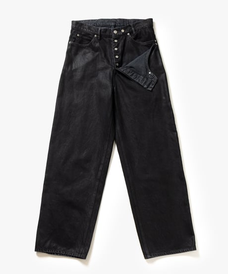 [VEIN27SS] 11oz DENIM COATED LAYERED BAGGY JEANS