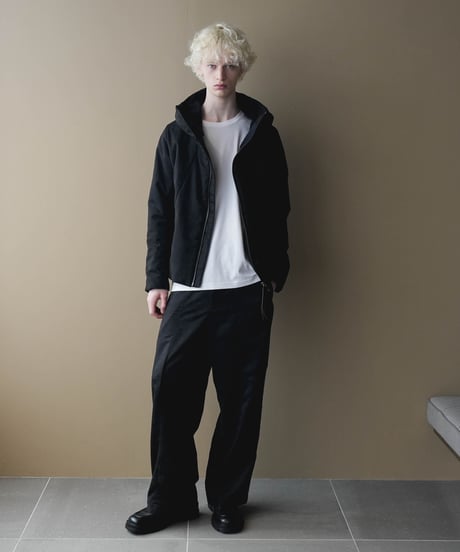 SEA ISLAND MICROFIBER SUEDE DRAPE TROUSERS