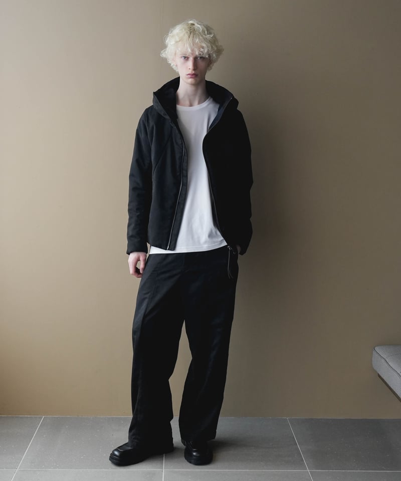 SEA ISLAND MICROFIBER SUEDE DRAPE TROUSERS | CTHY