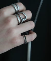 LAYER PINKY RING Silver950 × K10 [3連]