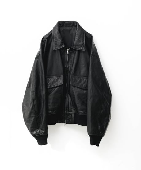 VINTAGE COW LEATHER BLOUSON