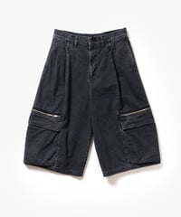 [VEIN27SS] SULFUR DYE DUCK BALLOON CARGO SHORTS