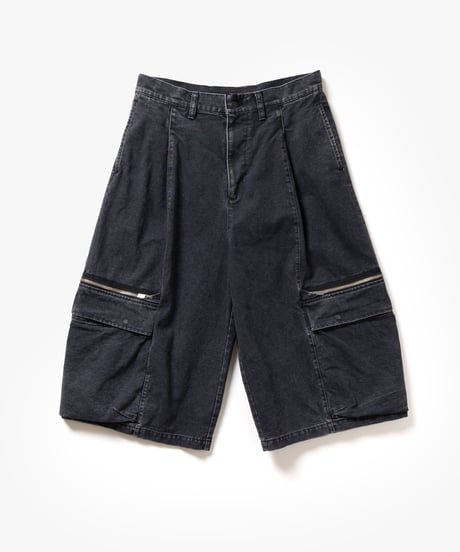 [VEIN27SS] SULFUR DYE DUCK BALLOON CARGO SHORTS