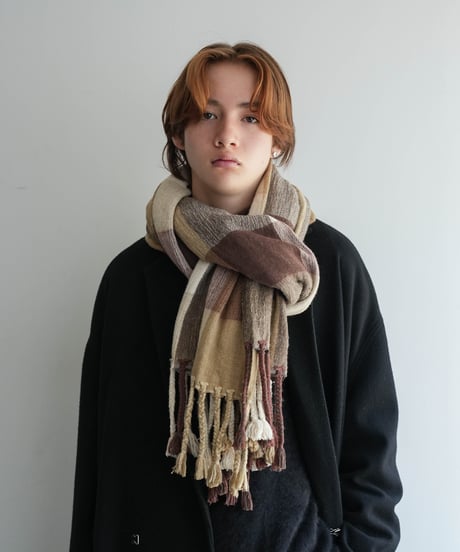 HIGH-END YAK WOOL FRINGE STOLE | CTHY