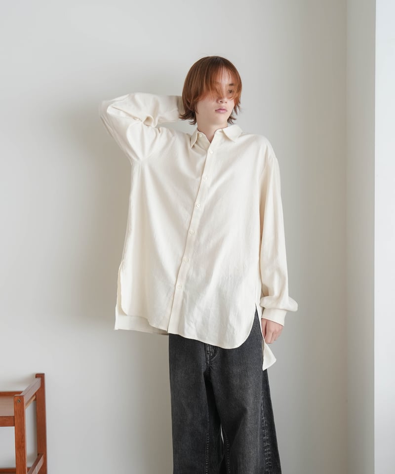新品未使用　CTHY VINTAGE SILK NOIL SHIRT SIZE1 VINTAGE SILK NOIL SHIRT | CTHY