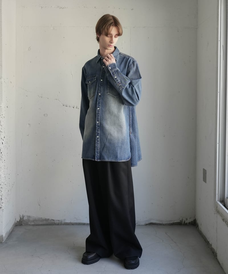 超甘撚り VINTAGE DENIM SHIRTS by KUROKI | CTHY 超甘撚り VINTAGE DENIM SHIRTS by KUROKI | CTHY