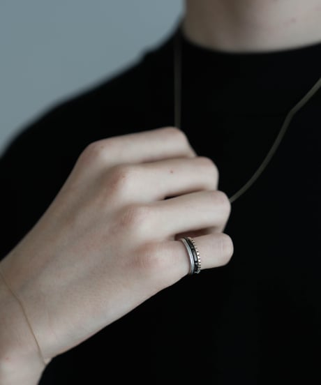 LAYER PINKY RING Silver950 × K10 [3連]