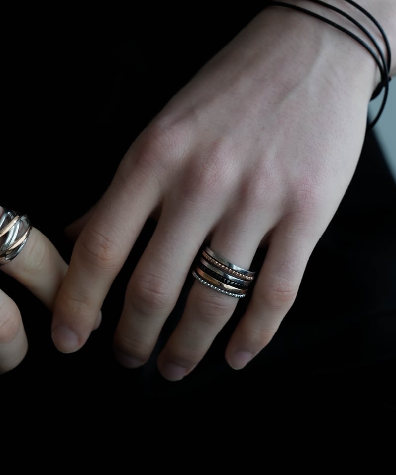 organic ring CTHY HERITAGE ロジウムシルバー13号 HIGH-END ORGANIC RING | CTHY