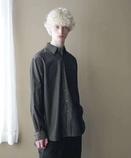 LUXURY MATERIAL BISHU WOOL SHIRT