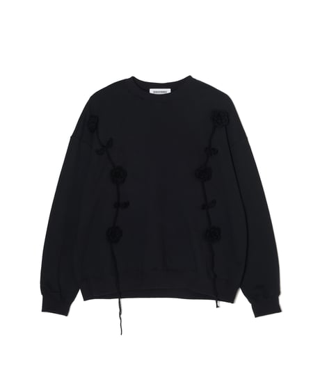 [DISCOVERED27SS] ROSE CROCHET SWEAT