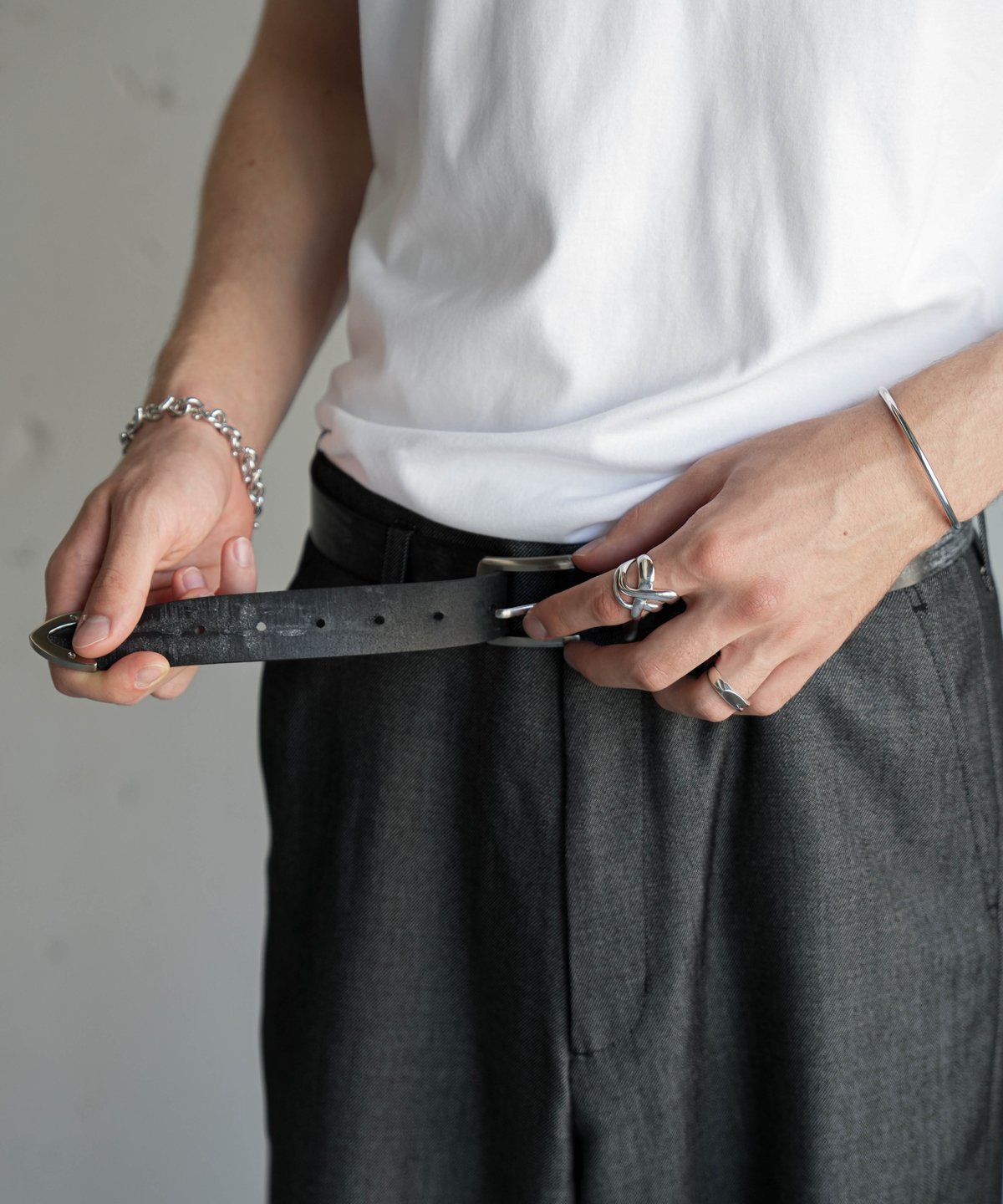 LUXURY MATERIAL BRIDLE LEATHER BELT | CTHY