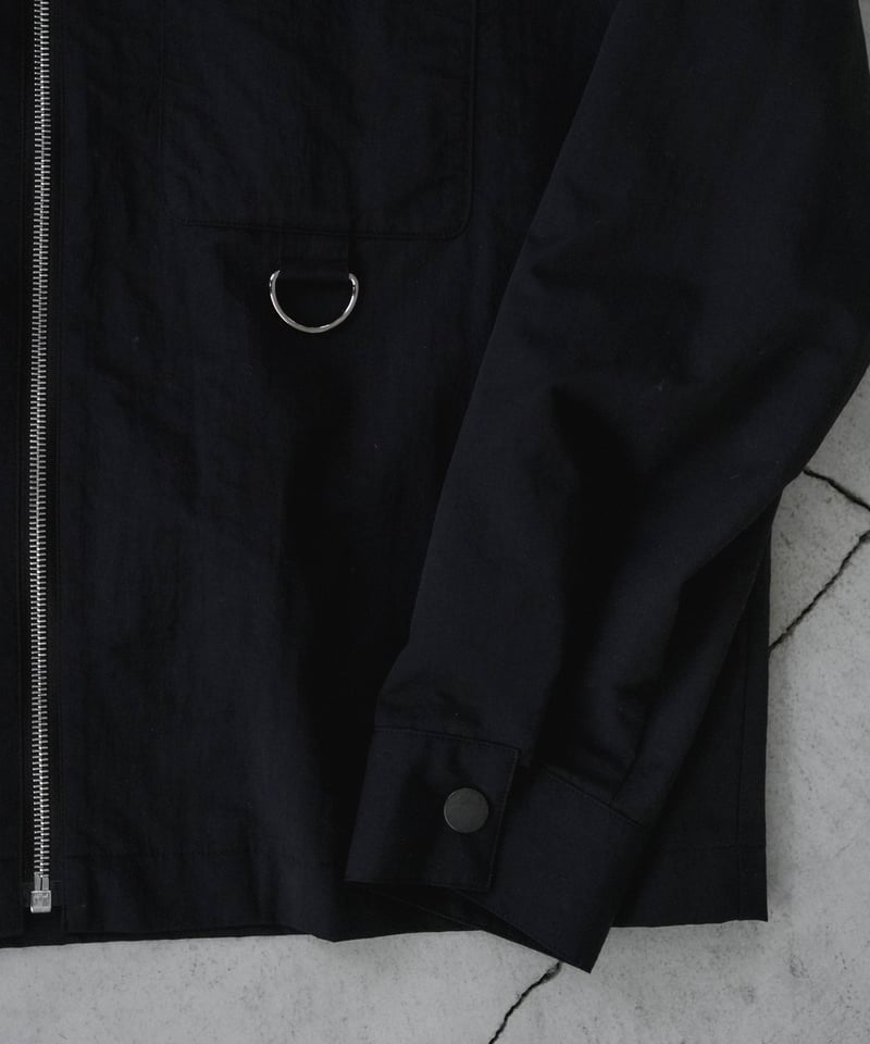 LUXURY MATERIAL LIMONTA NYLON riri-ZIP SHIRTS J