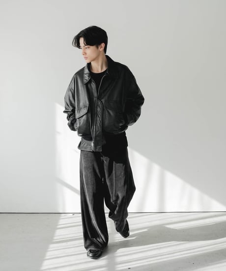 VINTAGE COW LEATHER BLOUSON
