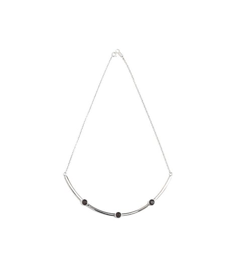 HIGH-END STONE SILVER NECKLACE
