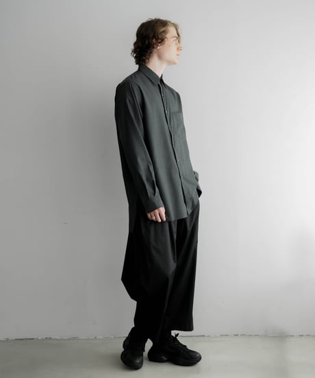 LUXURY MATERIAL CLASSIC SHIRT by Super140’s BISHU WOOL