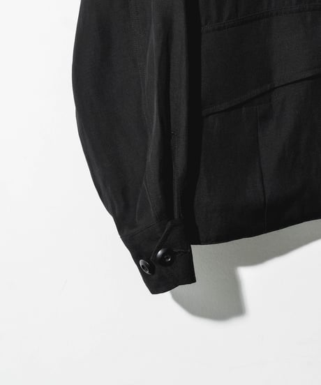 HIGH-END VISCOSE LINEN DRAPE FATIGUE JACKET