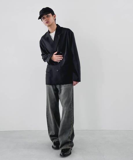 超甘撚り VINTAGE BAGGY JEANS by KUROKI