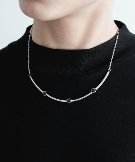 HIGH-END STONE SILVER NECKLACE